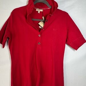 Burberry SS Polo Shirt with Ruffle Collar